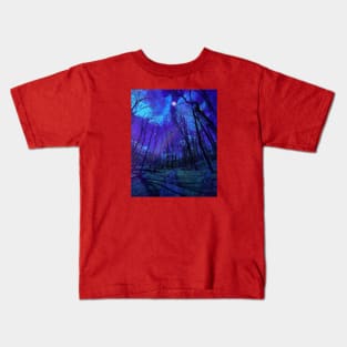 Forest at night Kids T-Shirt